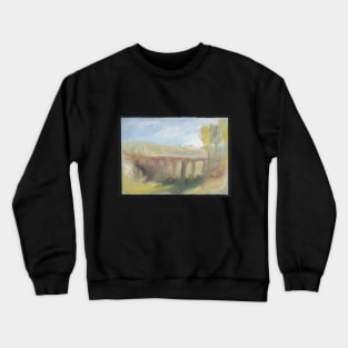 Aqueduct at Jouay, 1826 Crewneck Sweatshirt